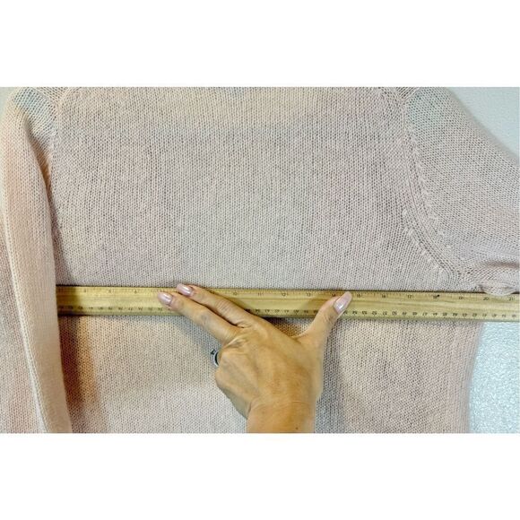 Boden Women's Light Pink Mixed Mohair Wool Blend Open Front Cardigan Sweater 10 - Picture 8 of 9